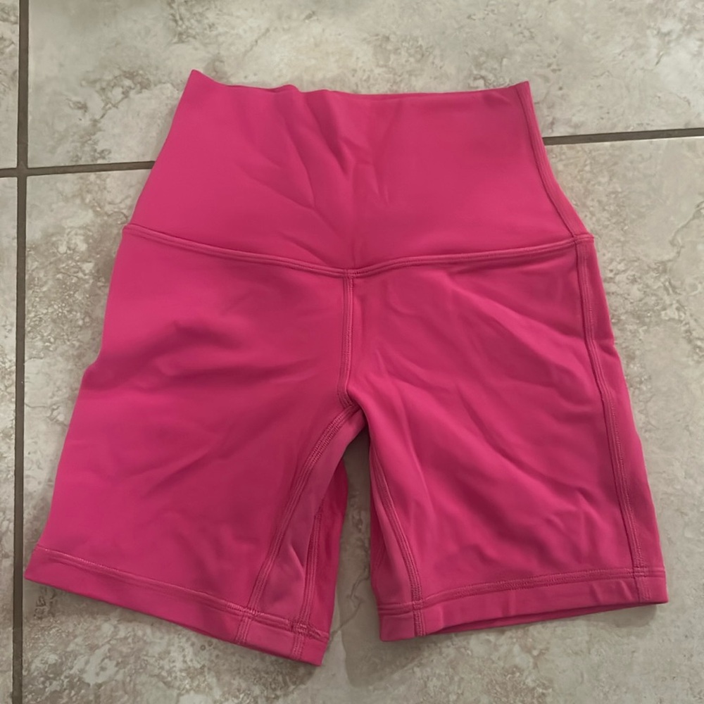 Lululemon Align HR Short 6” Sonic Pink Size 0